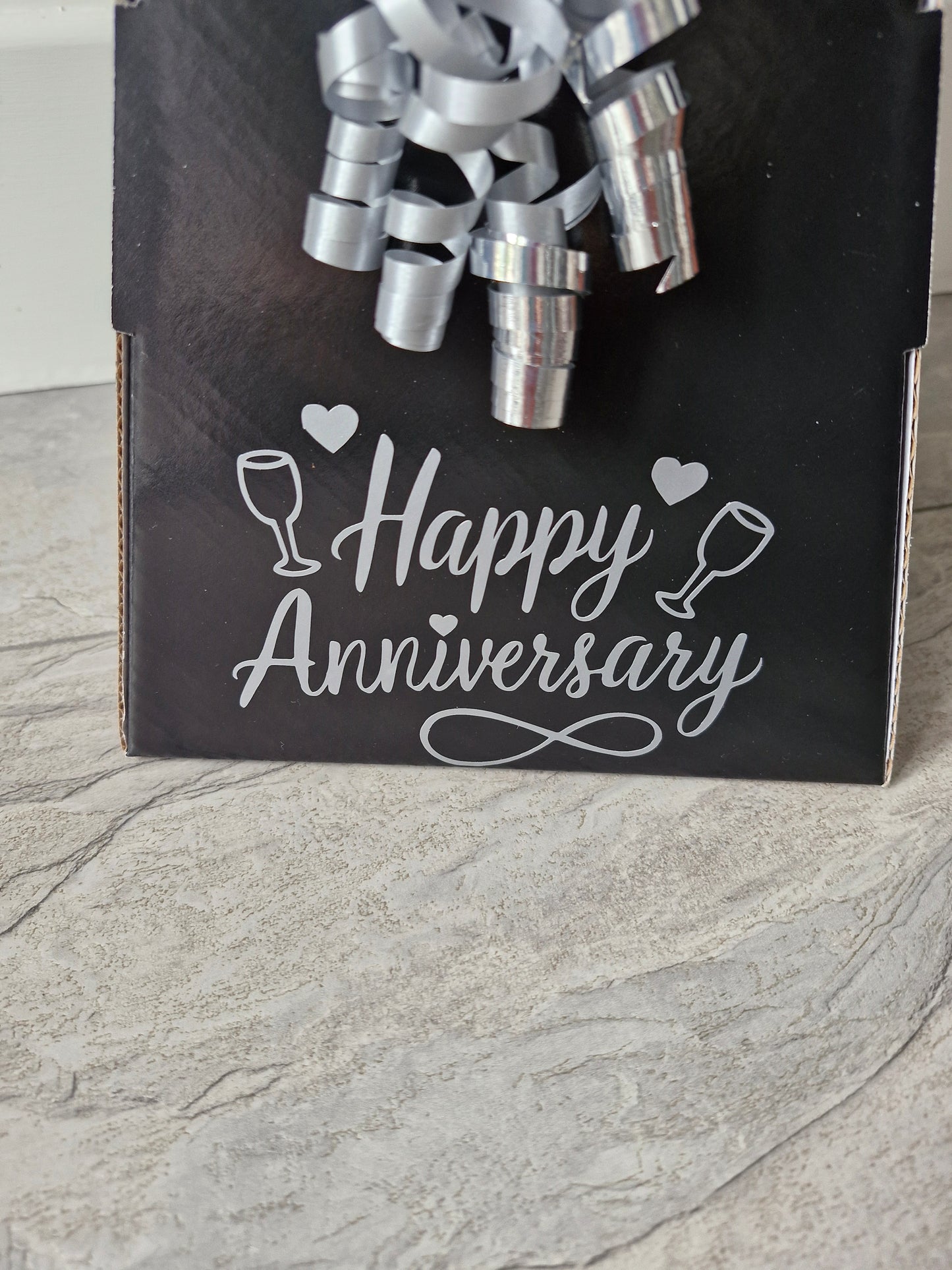 Personalised Anniversary scratch card gift bouquet