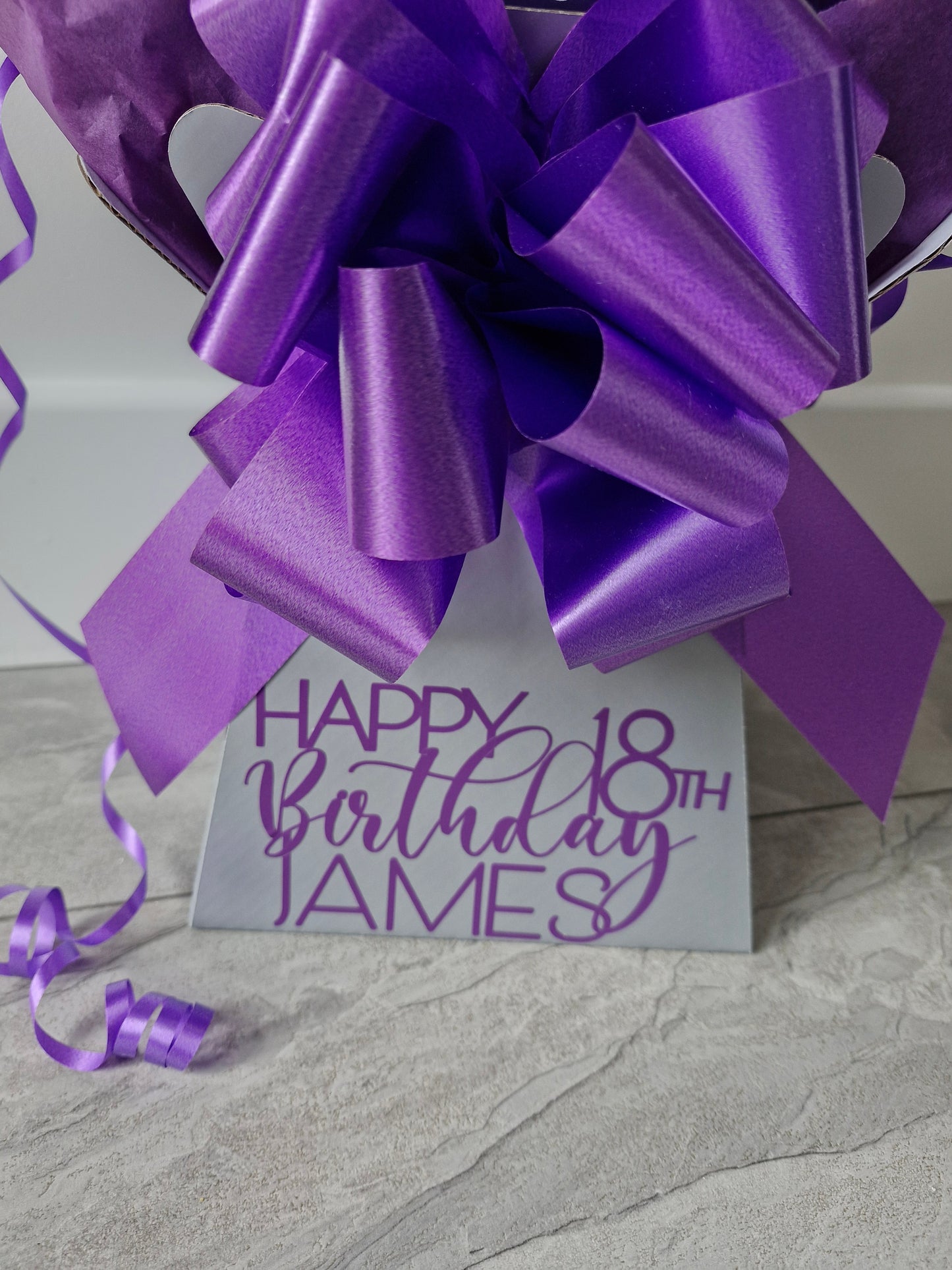 Personalised Cadbury chocolate gift bouquet