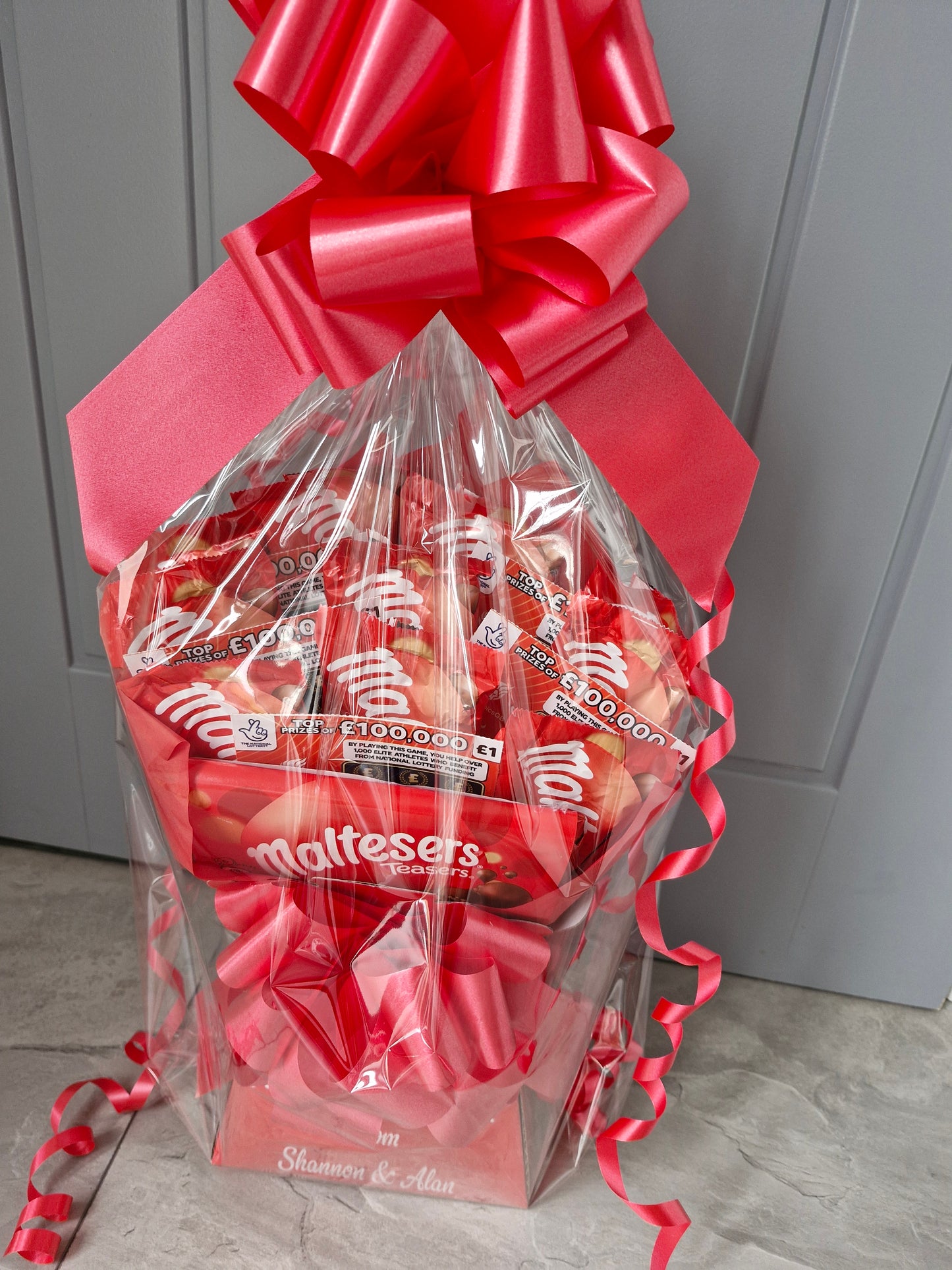 Malteasers & scratchcards bouquet