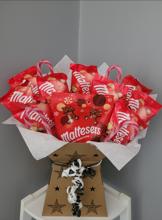 Christmas Malteaser gift bouquet