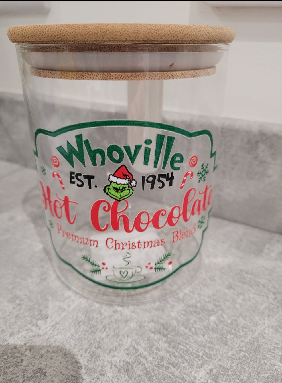 Hot chocolate jar