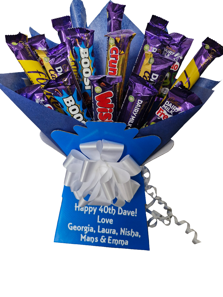 Personalised Cadbury chocolate hamper