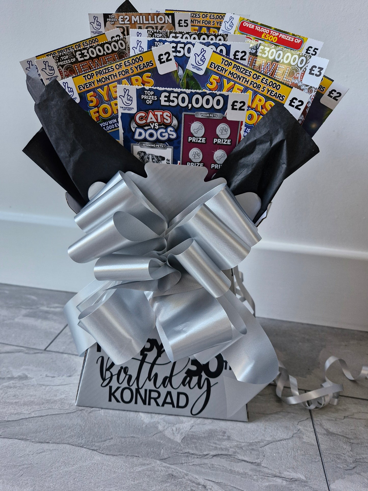 Personalised Full scratchcard hamper