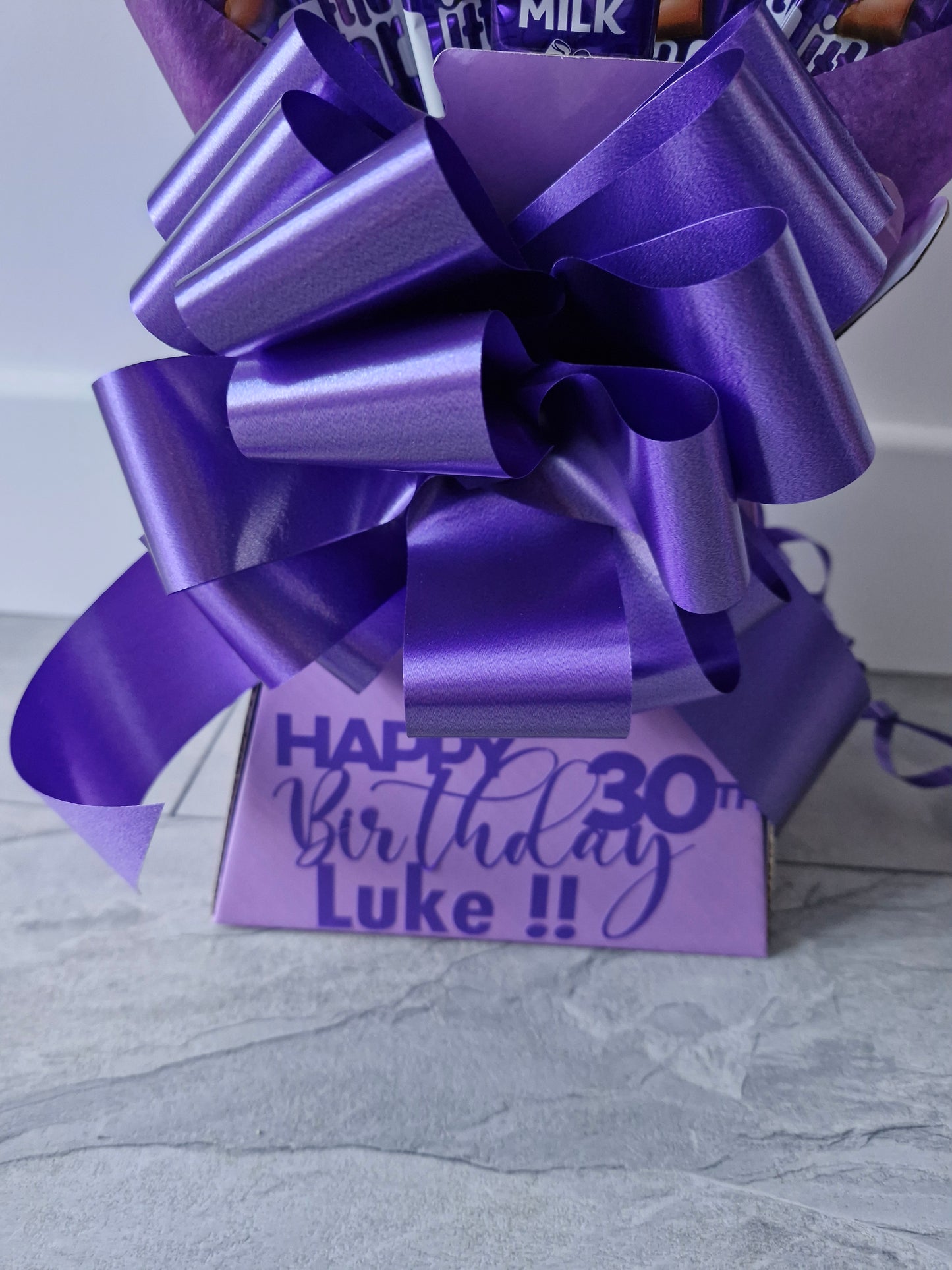 Personalised Cadbury dairy milk little bars gift bouquet