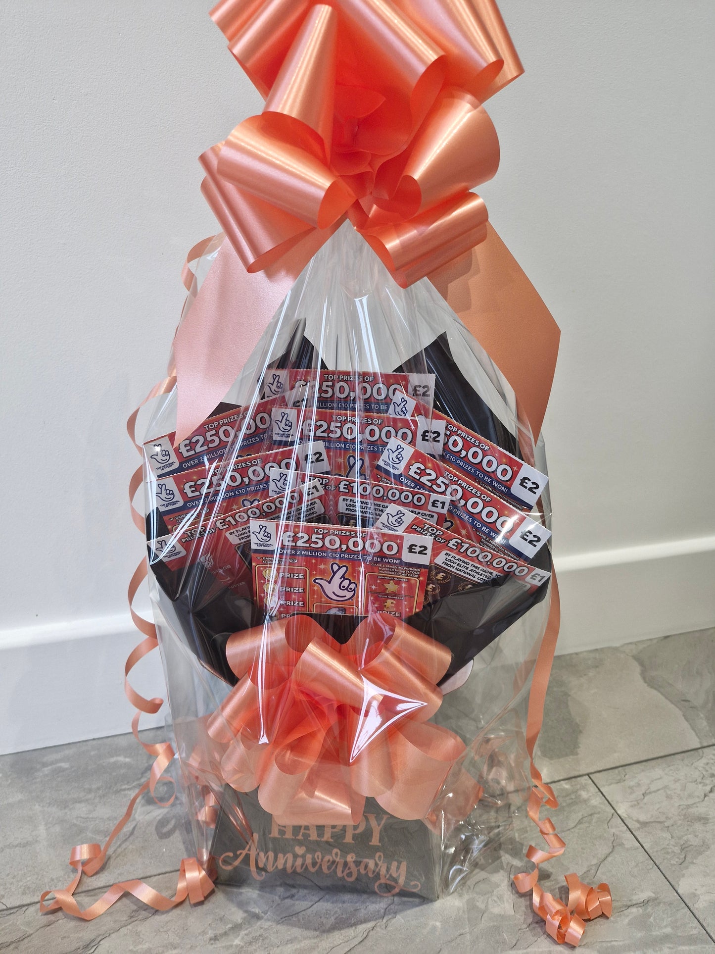 Personalised Full scratchcard bouquet