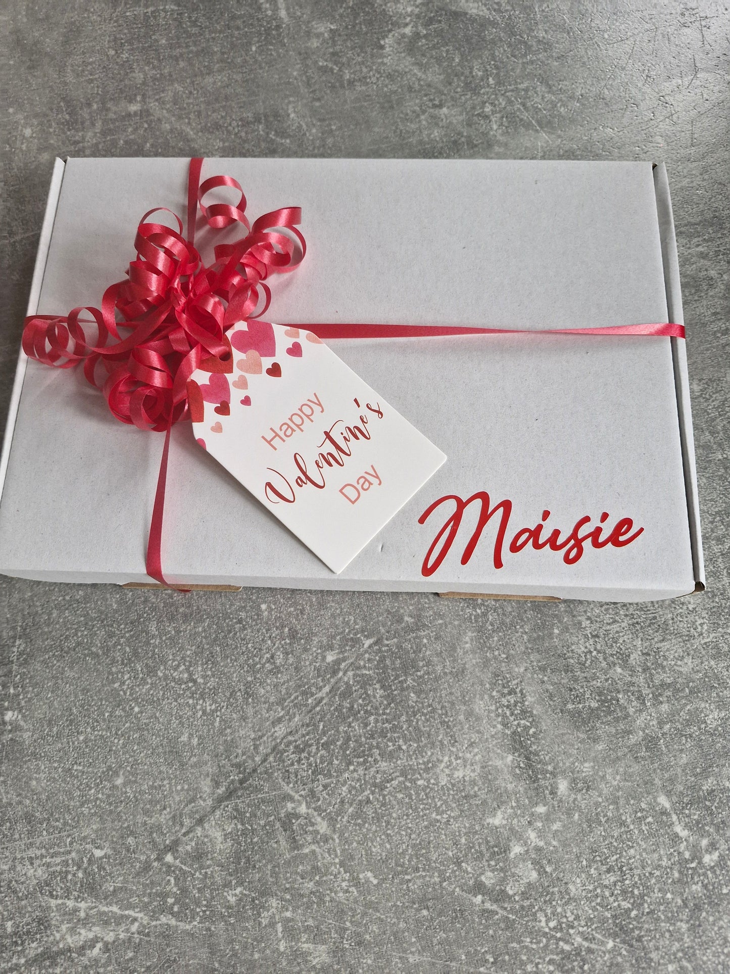 Valentines Day Kinder chocolate personalised gift box