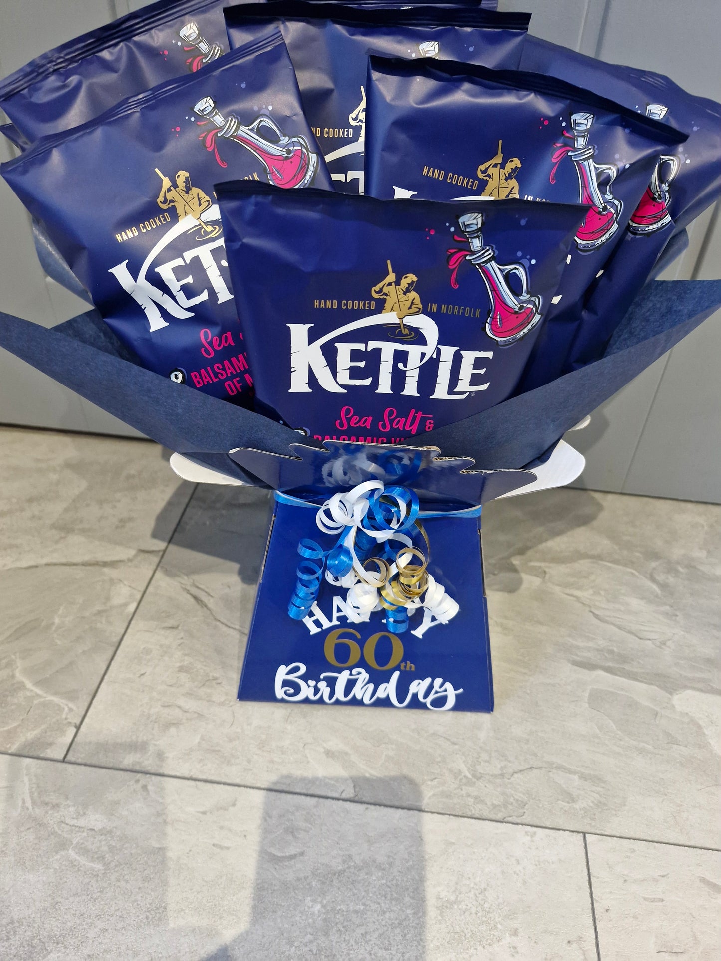 Personalised Kettle crisps gift bouquet